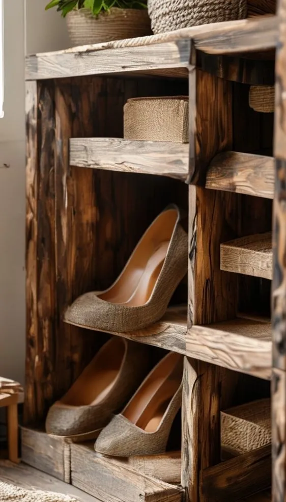 Close up of raw wood and vintage branding on a wine crate