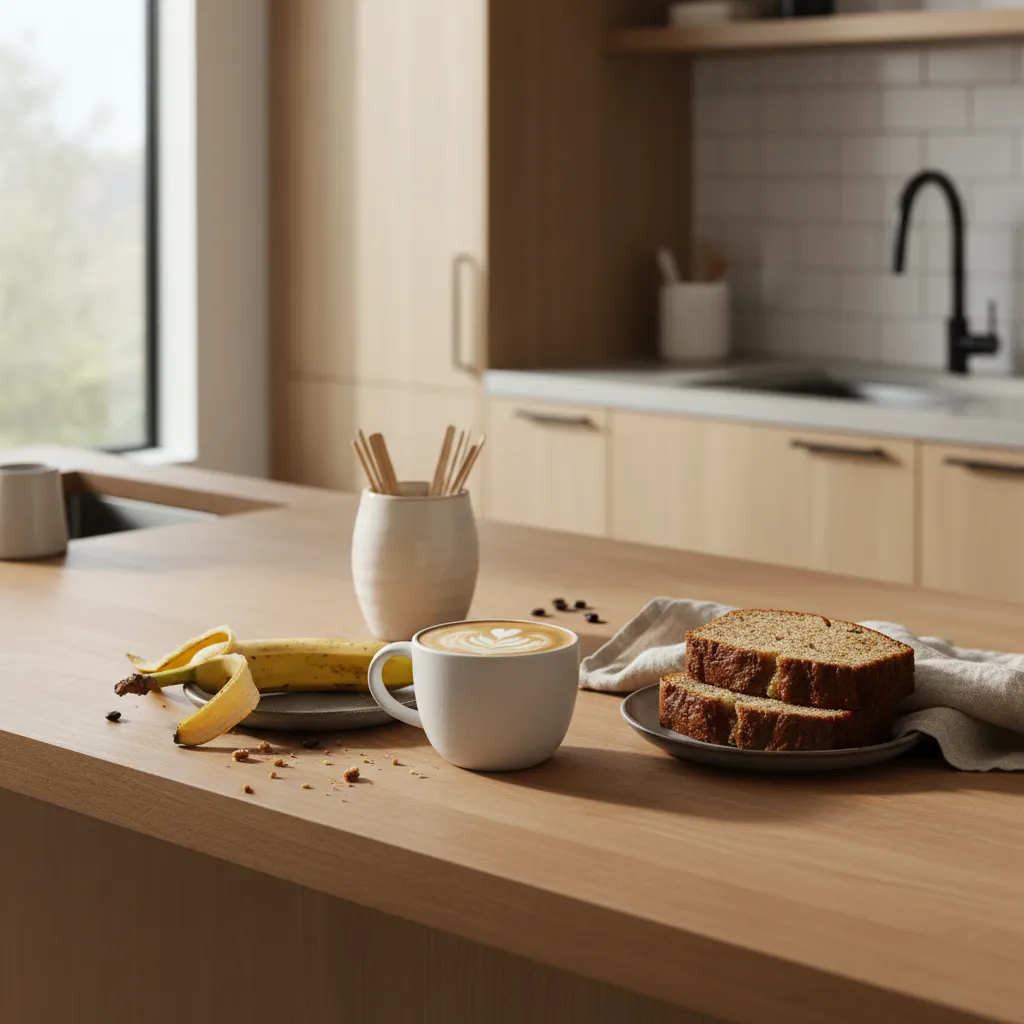 A comparison of the dense foam of a breve versus a standard latte