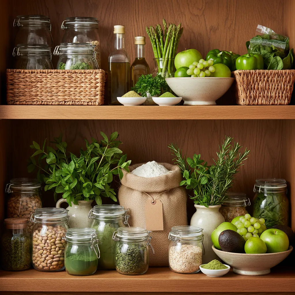 Organized pantry for St. Patrick