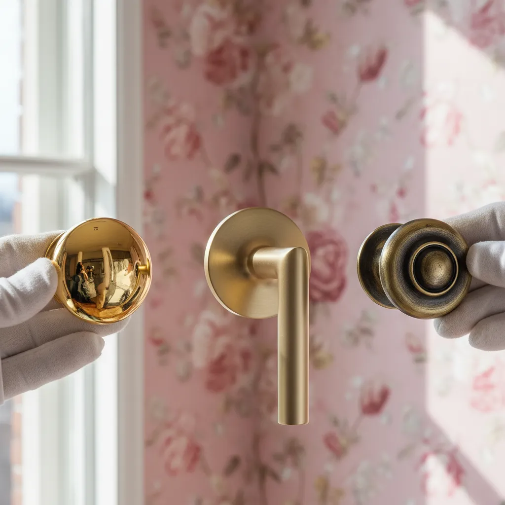 elevating dusty rose the impact of brass and gold hardware accents